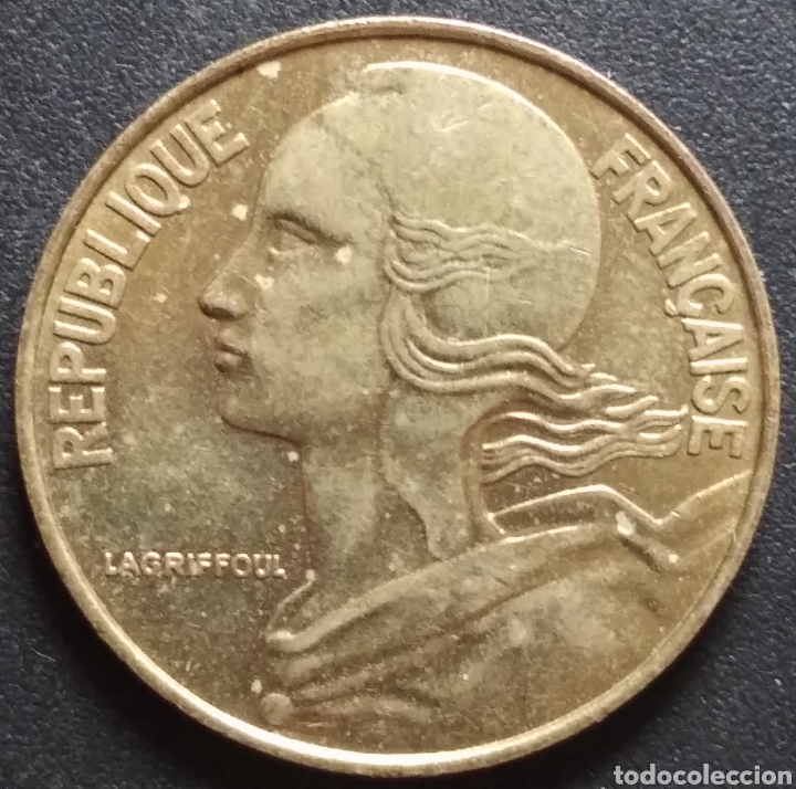Monedas antiguas de Europa: MONEDA - FRANCIA 20 CENTIMOS 1987 - Foto 2