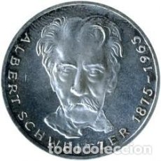 Monnaies anciennes de Europe: ALEMANIA 1975.-5 MARCOS.- 100º ANIVERSARIO - NACIMIENTO DE ALBERT SCHWEITZER. Lote 258806470