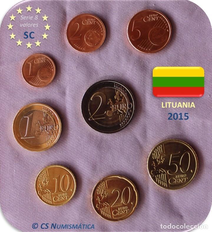 Monedas antiguas de Europa: Serie Lituania 2015 SC - Foto 2