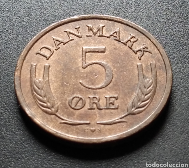 Monedas antiguas de Europa: MONEDA - DINAMARCA 5 ORE 1969 - Foto 3