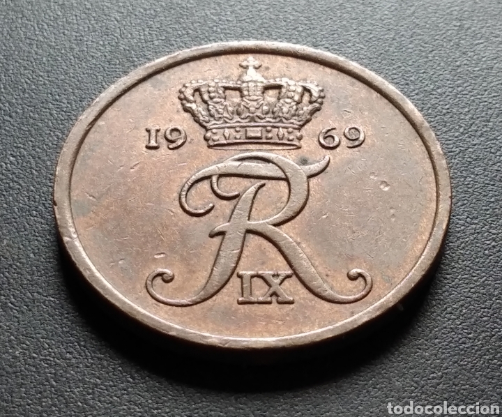 Monedas antiguas de Europa: MONEDA - DINAMARCA 5 ORE 1969 - Foto 4