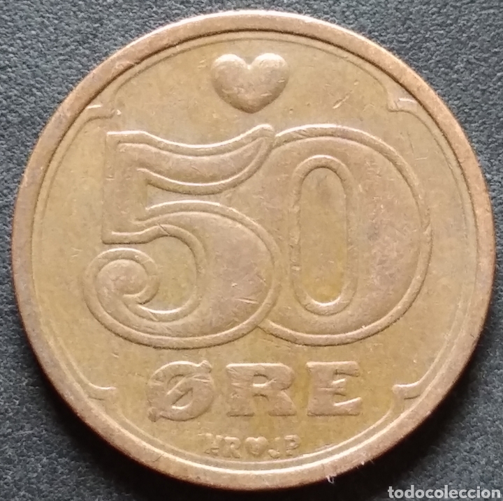 Monedas antiguas de Europa: MONEDA - DINAMARCA 50 ORE 1989 - Foto 1
