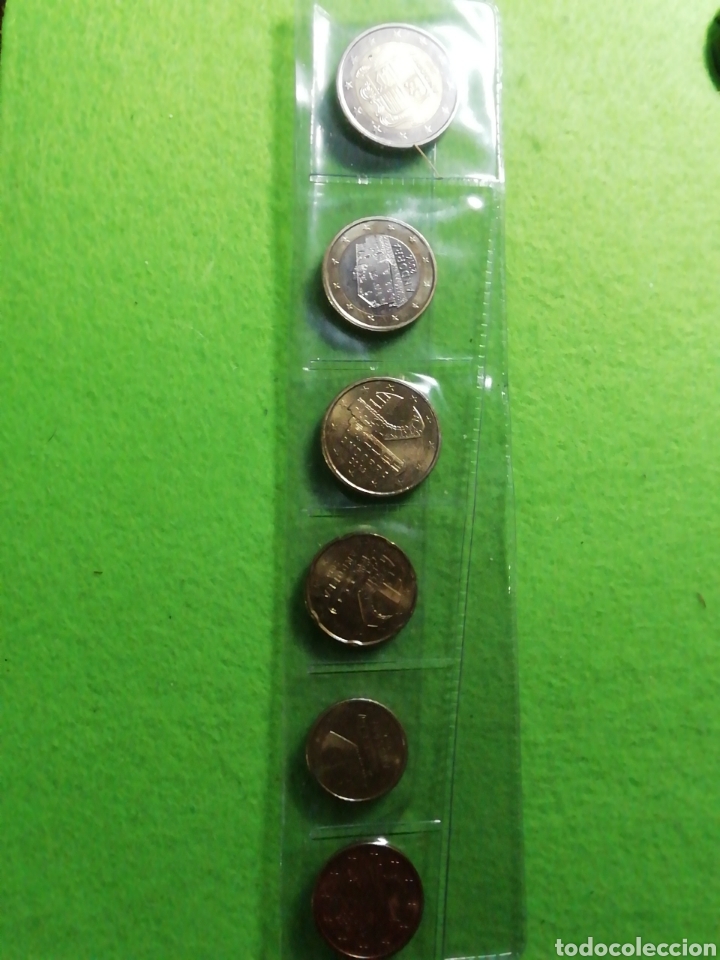 Monedas antiguas de Europa: Lote. Tira de 6 monedas de euro de ANDORRA. 2014. SIN CIRCULAR. 2€ /1€ /0.50€/. 0.20€/.0.10€/.0.05€ - Foto 2 - 260431405