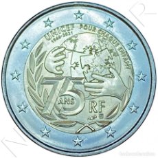 Monedas antiguas de Europa: FRANCIA 2 EURO 2021 S/C 75 AÑOS UNICEF - PARA CADA NIÑO