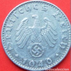 Monedas antiguas de Europa: ALEMANIA - TERCER REICH 50 REICHSPFENNIG, 1940 CECA ”B” - VIENA. Lote 261637970