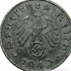 Monedas antiguas de Europa: ALEMANIA - TERCER REICH 10 REICHSPFENNIG, 1943 CECA ”A” - BERLÍN. Lote 261856575