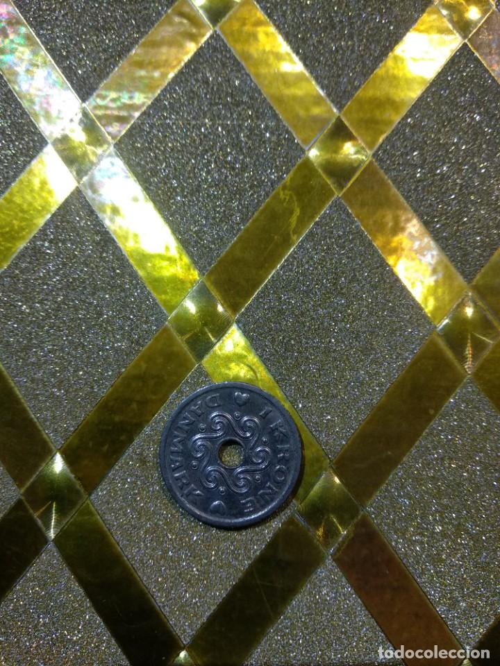Monedas antiguas de Europa: MONEDA DE DINAMARCA 1 KRONE 1995 ! - Foto 1