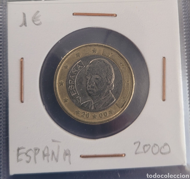 moneda 1 euro españa 2000 con error exceso de m - Compra venta en  todocoleccion