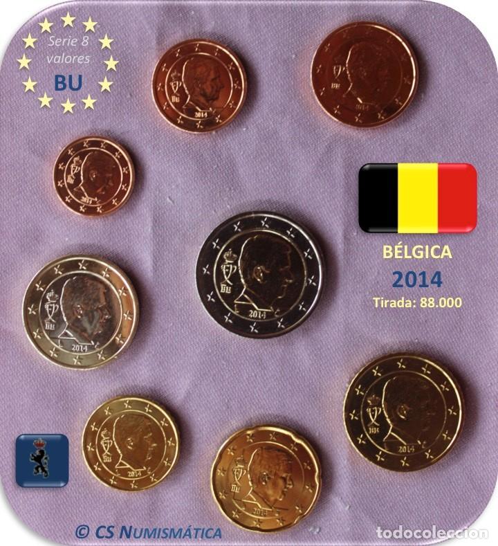 Monedas antiguas de Europa: Serie B&eacute;lgica 2014 &rdquo;Rey Felipe&rdquo; BU