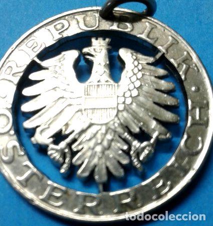Monedas antiguas de Europa: moneda de austria calada a mano a 87 - Foto 1
