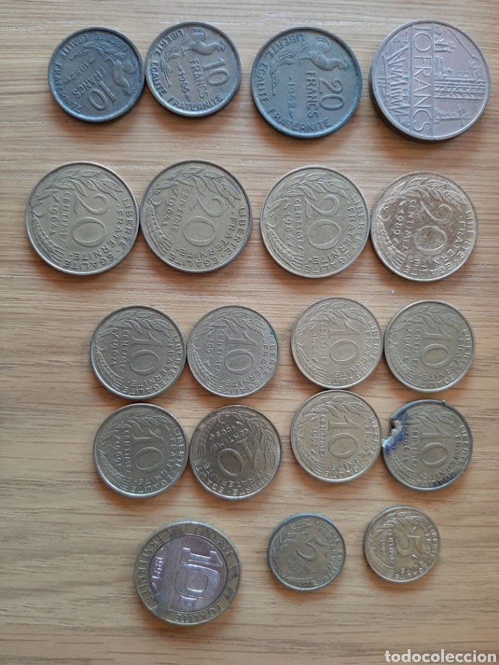 Monedas antiguas de Europa: 34 MONEDAS FRANCIA - Foto 4