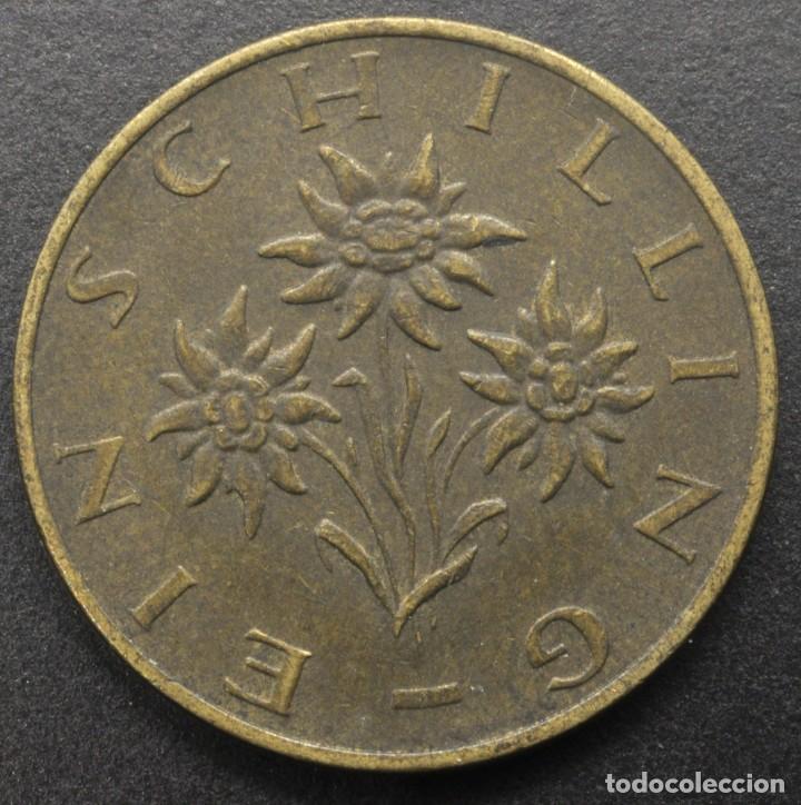 Monedas antiguas de Europa: Austria, 1 chel&iacute;n 1978 - Foto 2