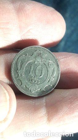 Monedas antiguas de Europa: moneda austria 10 heller 1895 ref p123 - Foto 1
