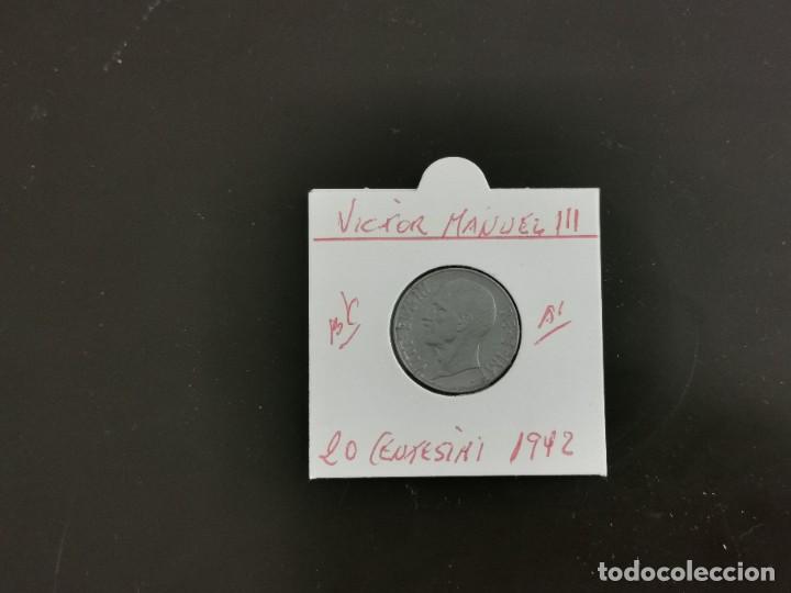 Moedas antigas da Europa: ITALIA 20 CENTESIMI 1942 BC KM=75b (ACERO)