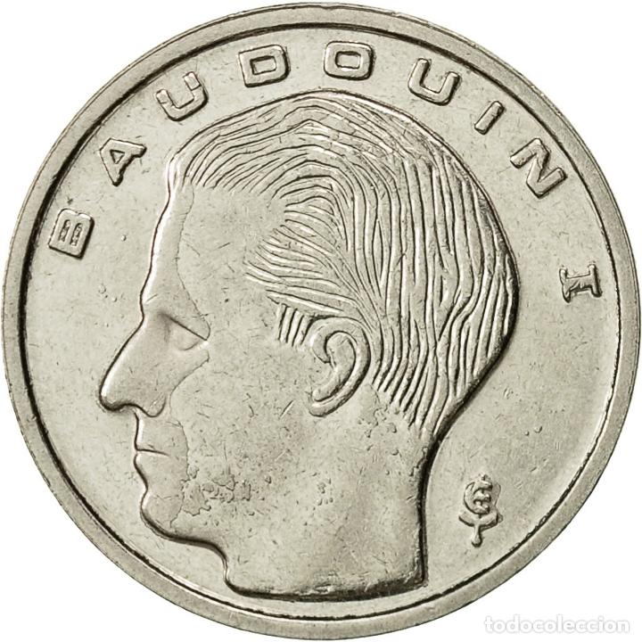 Moedas antigas da Europa: [#522955] B&eacute;lgica, Franc, 1993, MBC+, N&iacute;quel chapado en hierro, KM:170