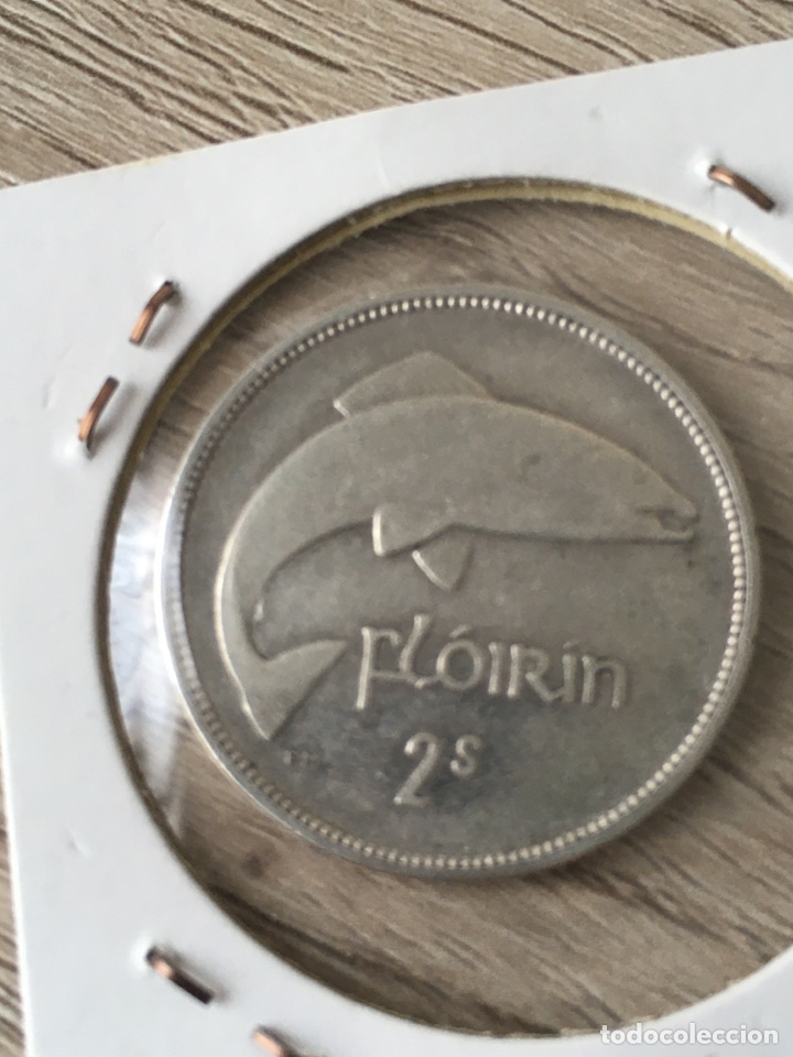 Monedas antiguas de Europa: Eire 2 chelines de plata de 1928 - Foto 2