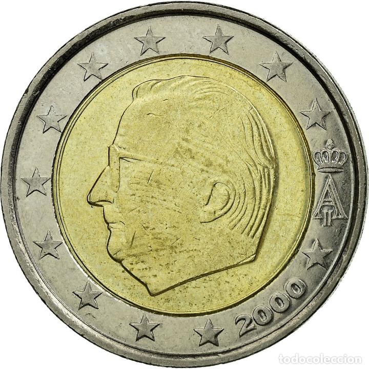 Alte M&uuml;nzen aus Europa: [#721206] B&eacute;lgica, 2 Euro, 2000, MBC, Bimet&aacute;lico, KM:231