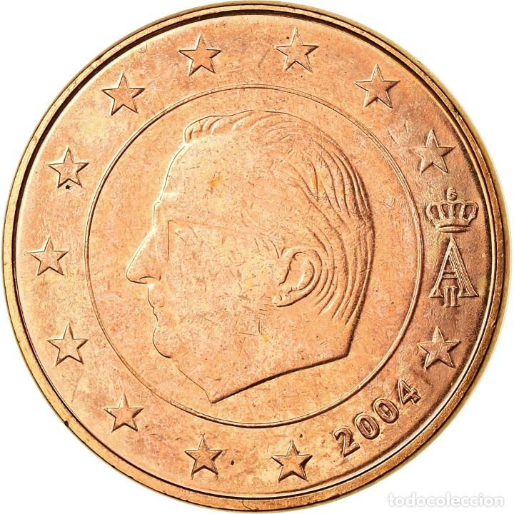 Old Coins of Europe: [#723799] B&eacute;lgica, 5 Euro Cent, 2004, MBC, Cobre chapado en acero, KM:226