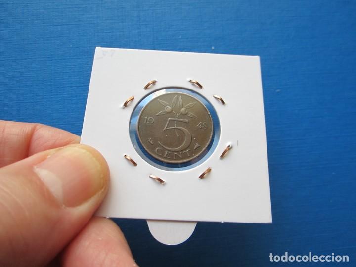 Monedas antiguas de Europa: moneda de Holanda de 5 c&eacute;ntimos de 1948 - Foto 2