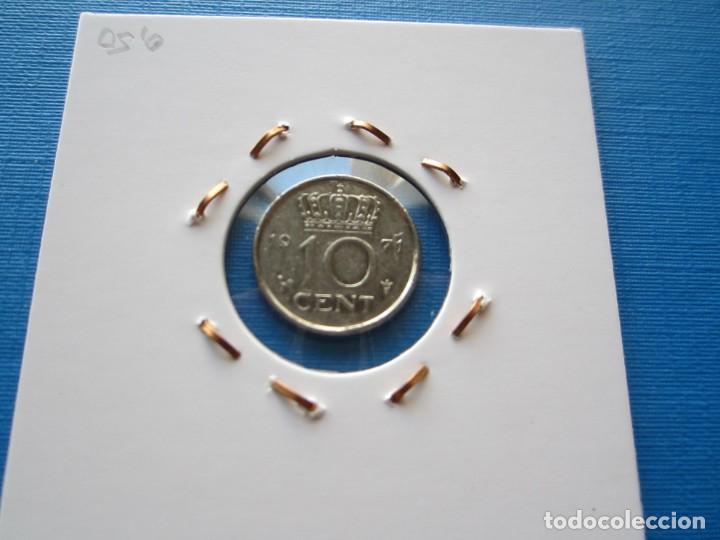 Monedas antiguas de Europa: moneda de Holanda de 10 c&eacute;ntimos de 1971 - Foto 2