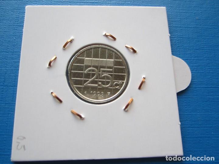 Monedas antiguas de Europa: moneda de Holanda de 25 c&eacute;ntimos de 1993 - Foto 2