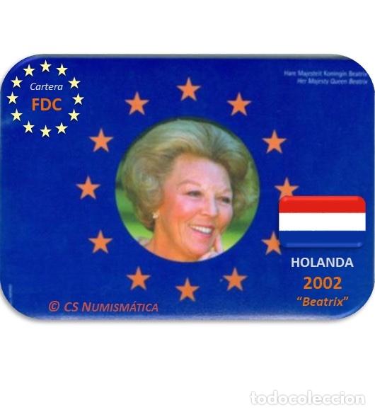 Monedas antiguas de Europa: Cartera Holanda 2002 &rdquo;Beatrix&rdquo; FDC - Foto 3