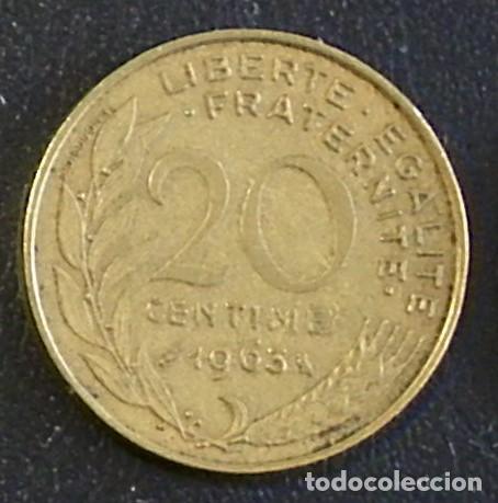 Monedas antiguas de Europa: Moneda Francia 1963 - Foto 1
