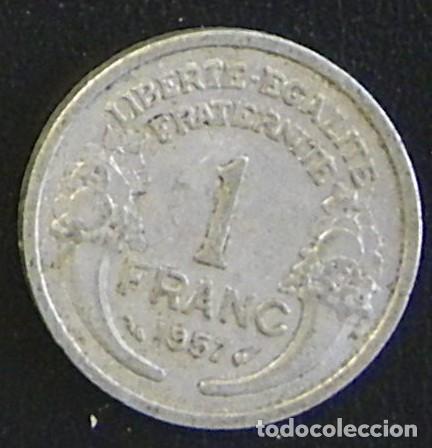Monedas antiguas de Europa: Moneda Francia 1957 - Foto 1