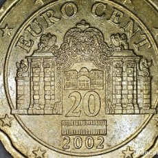 Monedas antiguas de Europa: 20 CENTIMOS CENT AUSTRIA 2002 CIRCULADA - MONEDAS USADAS. Lote 276941683