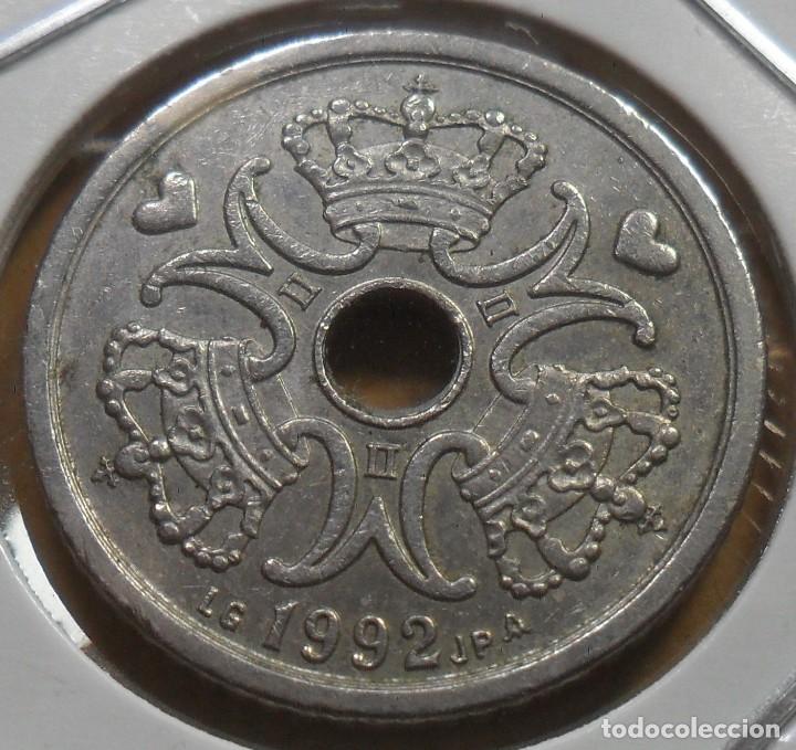Monedas antiguas de Europa: DINAMARCA - 1 KRONER - 1992 - Foto 1