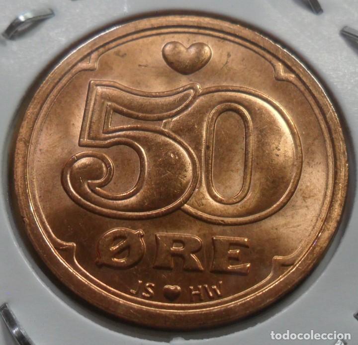 Monedas antiguas de Europa: DINAMARCA - 50 ORE - 2015 - Foto 2