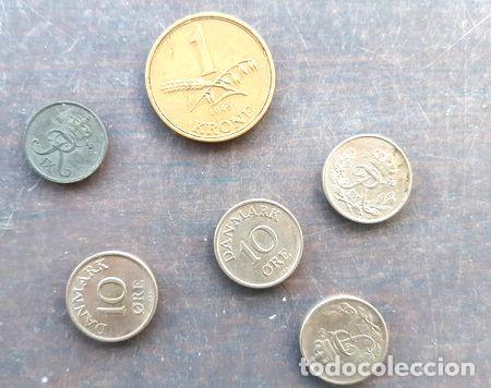 Monedas antiguas de Europa: lote monedas dinamarca - Foto 1