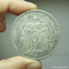 Monedas antiguas de Europa: 5 FRANCOS. PLATA. REP. FRANCESA - BOURDEAUX - 1849 (RARA). Lote 278919383