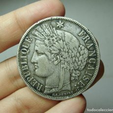 Monedas antiguas de Europa: 5 FRANCOS. PLATA. REP. FRANCESA - PARÍS - 1870. Lote 278931273