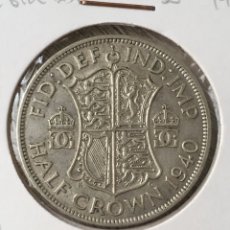 Monedas antiguas de Europa: REINO UNIDO 1/2 CORONA DE PLATA 1940. Lote 279501178