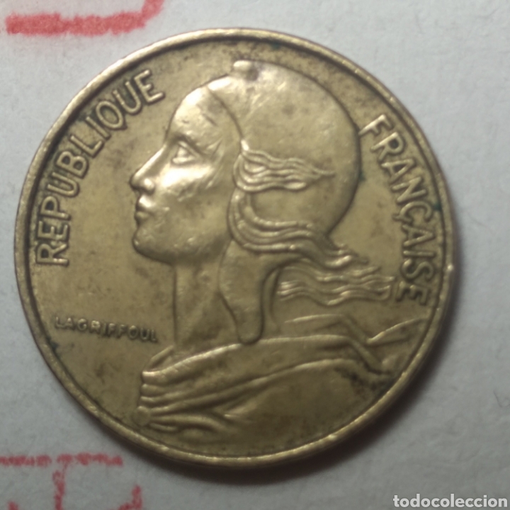 Monedas antiguas de Europa: 5 c&eacute;ntimos Francia 1972 - Foto 2