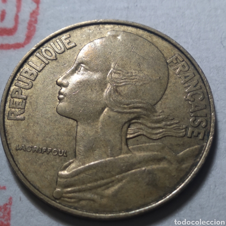 Monedas antiguas de Europa: 20 c&eacute;ntimos Francia 1984 - Foto 2
