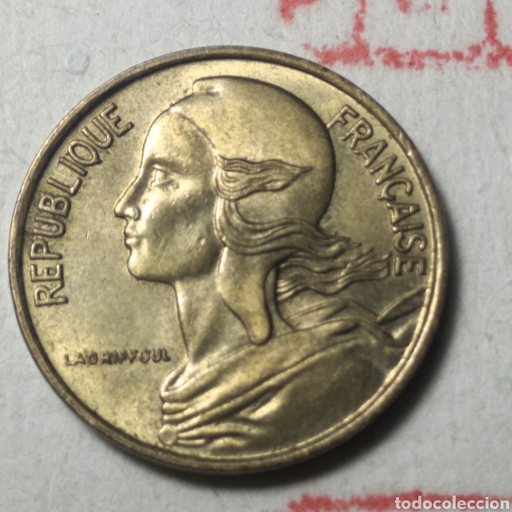 Monedas antiguas de Europa: 5 c&eacute;ntimos Francia 1973 - Foto 2