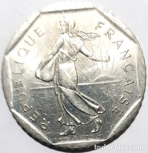 Monedas antiguas de Europa: moneda de francia 2 francs del ano 1981 - Foto 1