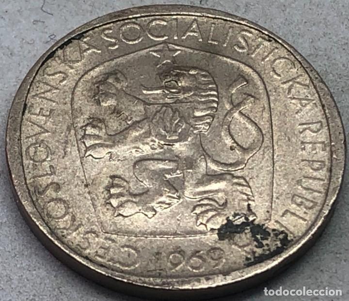 Monedas antiguas de Europa: Moneda 1969. 3 Korunas. Rep&uacute;blica Checa Socialista. KM 57. MBC+