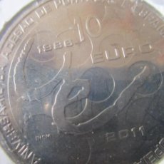 Monete antiche di Europa: PORTUGAL. 10 EUROS 2011 25 ANIVERSARIO DE LA ADHESION DE PORTUGAL Y ESPAÑA A LA UNION EUROPEA. Lote 283214408