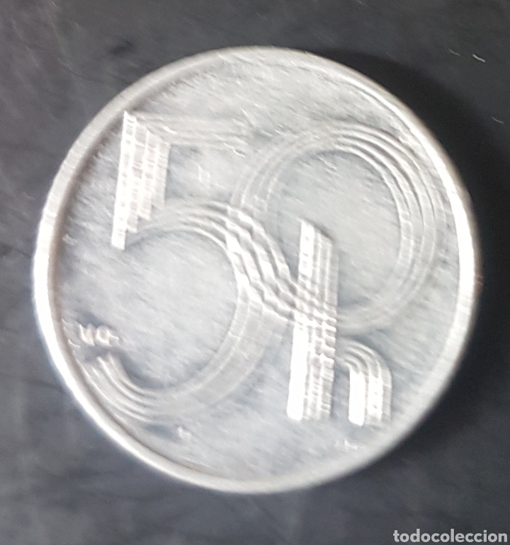 Monedas antiguas de Europa: Rep&uacute;blica Checa. 50 hellers de 1993 - Foto 2
