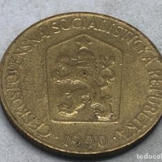 Monedas antiguas de Europa: MONEDA 1990. 1 KORUNA. CHECOSLOVAQUIA. KM 50. MBC+. REPÚBLICA.. Lote 283714108