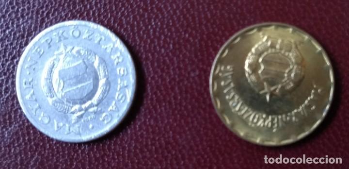 Old Coins of Europe: MONEDAS DE 1 Y 2 FORINT- HUNGRIA
