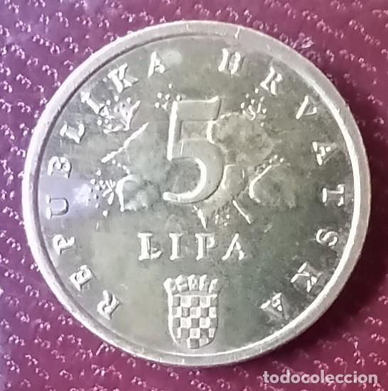 Monedas antiguas de Europa: MONEDA CROACIA 5 LIPA 2003 - Foto 1