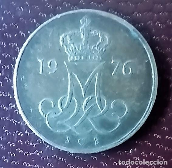 Monedas antiguas de Europa: Moneda de Dinamarca 5 Ore 1976 - Foto 2