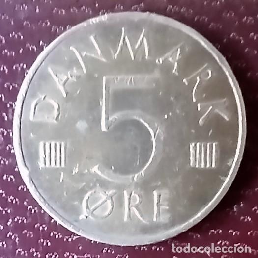 Monedas antiguas de Europa: Moneda de Dinamarca 5 Ore 1976 - Foto 1