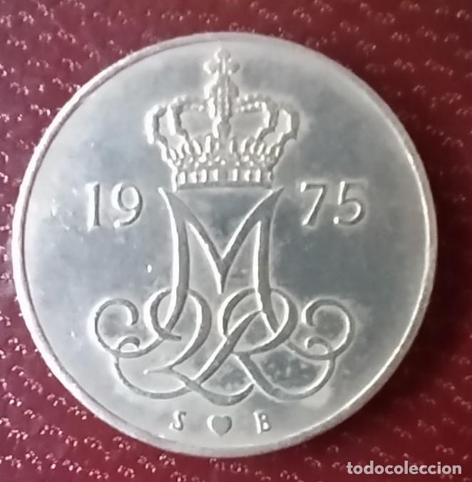Monedas antiguas de Europa: Moneda 10 ore Dinamarca 1975 - Foto 1