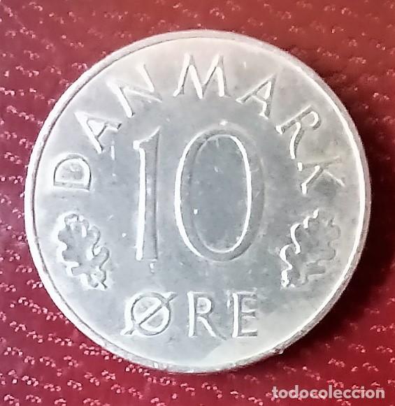 Monedas antiguas de Europa: Moneda 10 ore Dinamarca 1975 - Foto 2