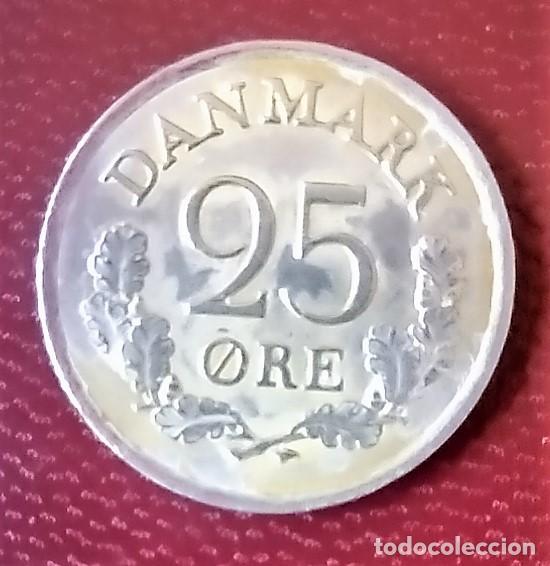 Monedas antiguas de Europa: MONEDA 25 ORE DINAMARCA 1961, - Foto 2